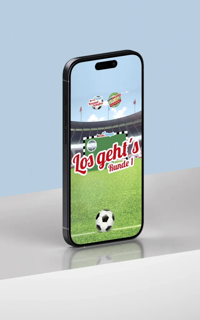 Mobiles Online Game für Ferrero Lovebrands