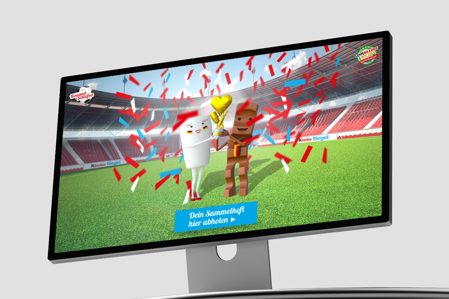 Online Game für Ferrero Lovebrands mit Milky und Schoki