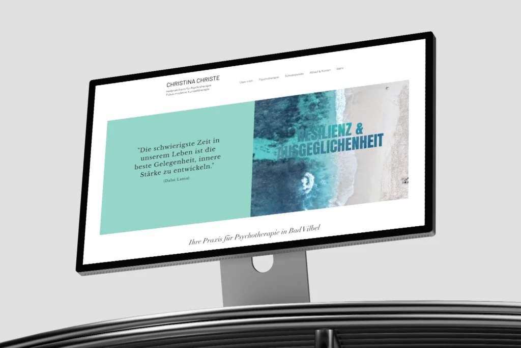 Corporate Design für Psychotherapie Christe