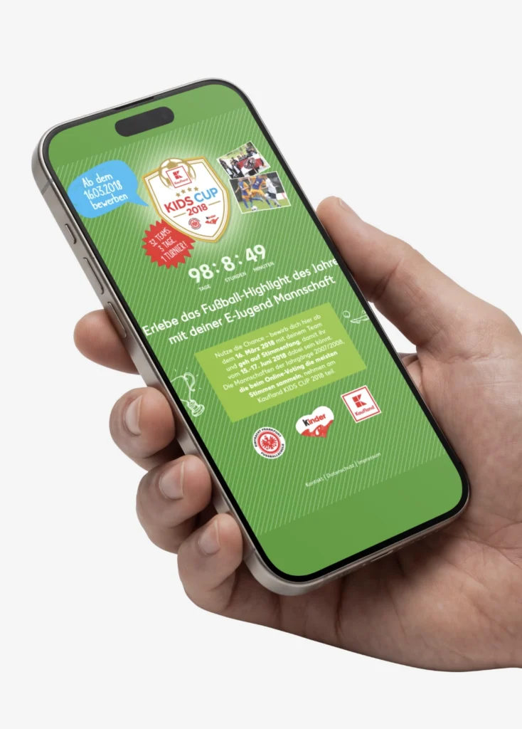 Kaufland Kids Cup Mobile Countdown