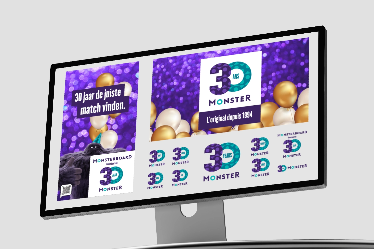 Jubiläumskampagne zum 30-jährigen Bestehen von Monster