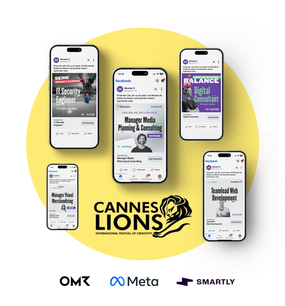 Monster und Smartly.io Case für die Cannes Lions