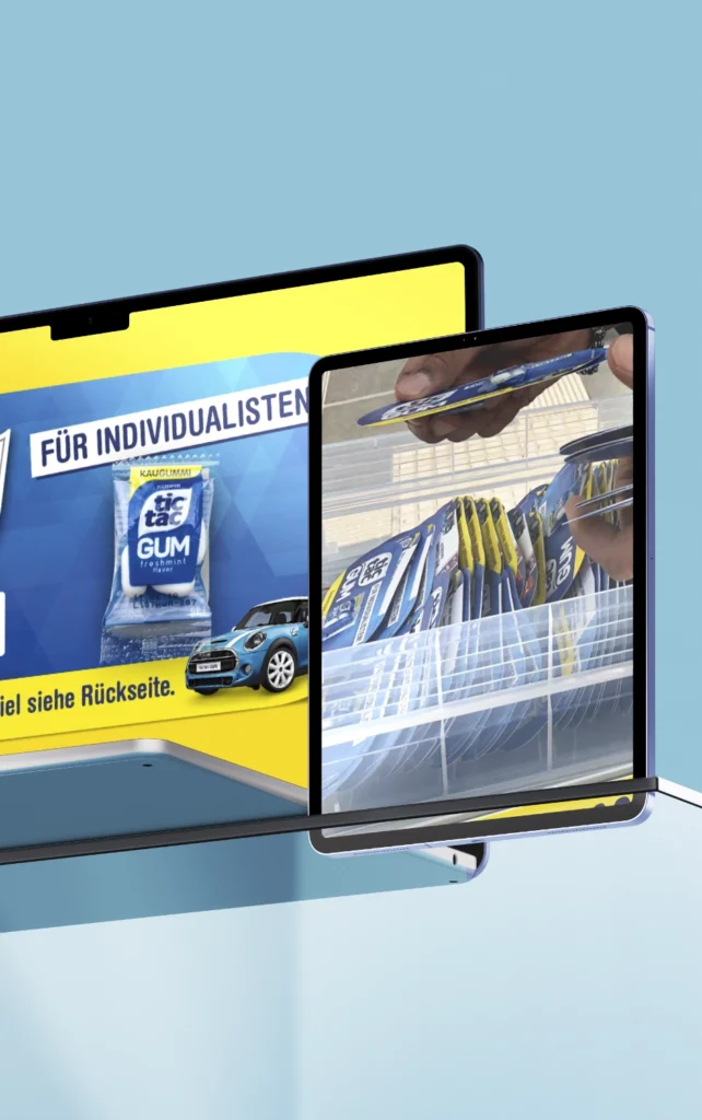 Digitale Sampling-Aktivierung für tic tac GUM