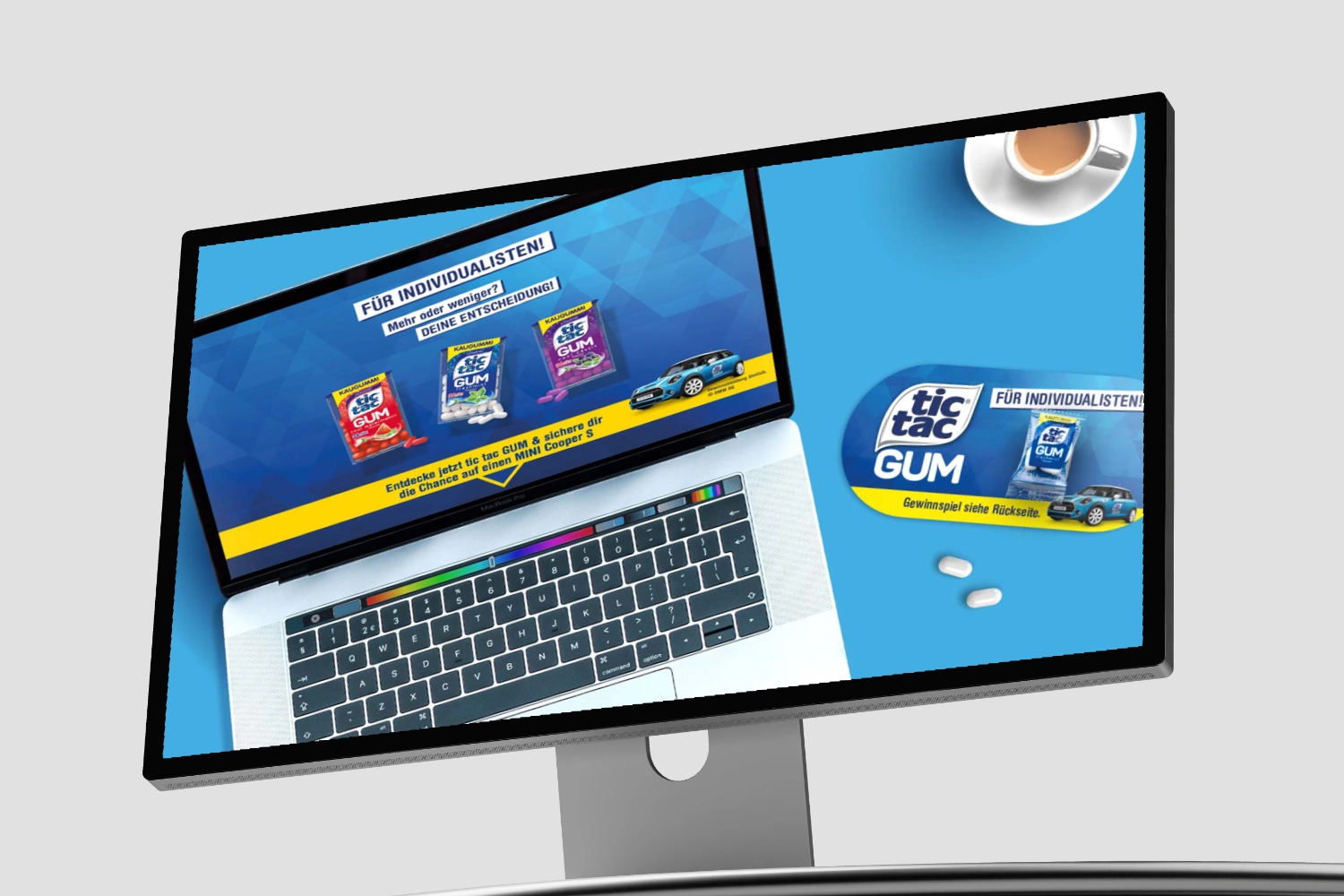 Digitale Sampling-Kampagne für tic tac GUM